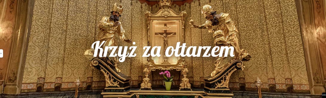 Krzyż za ołtarzem